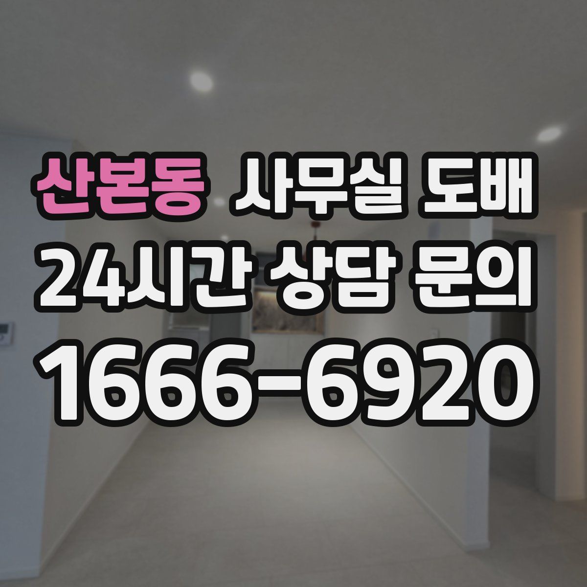 산본동 사무실 도배