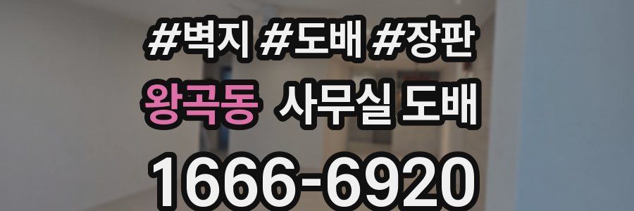 왕곡동 사무실 도배