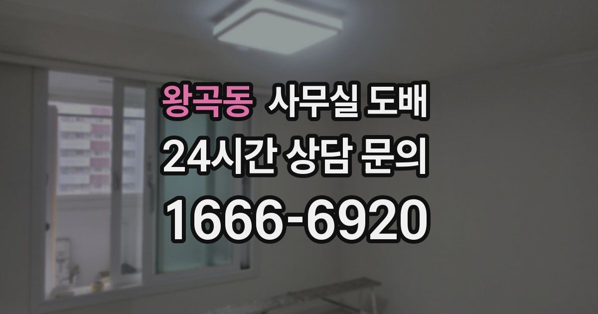 왕곡동 사무실 도배