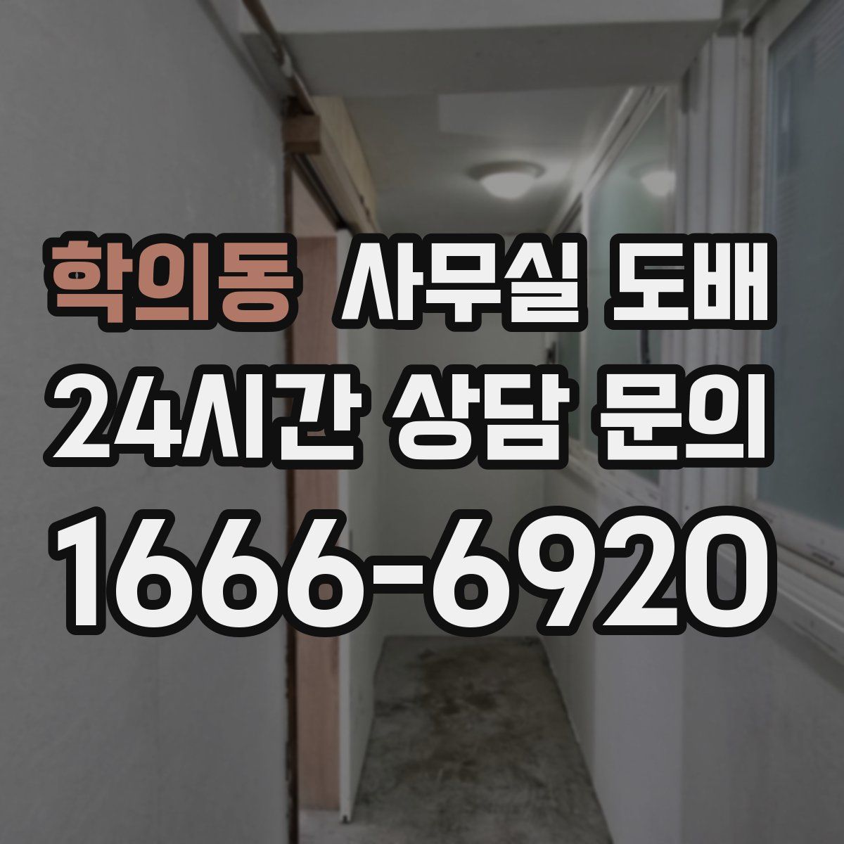 학의동 사무실 도배