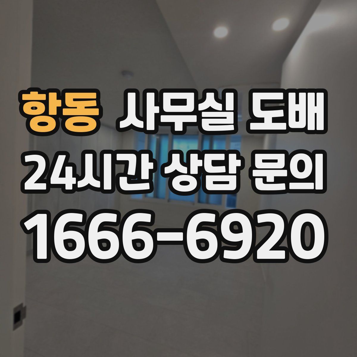 항동 사무실 도배