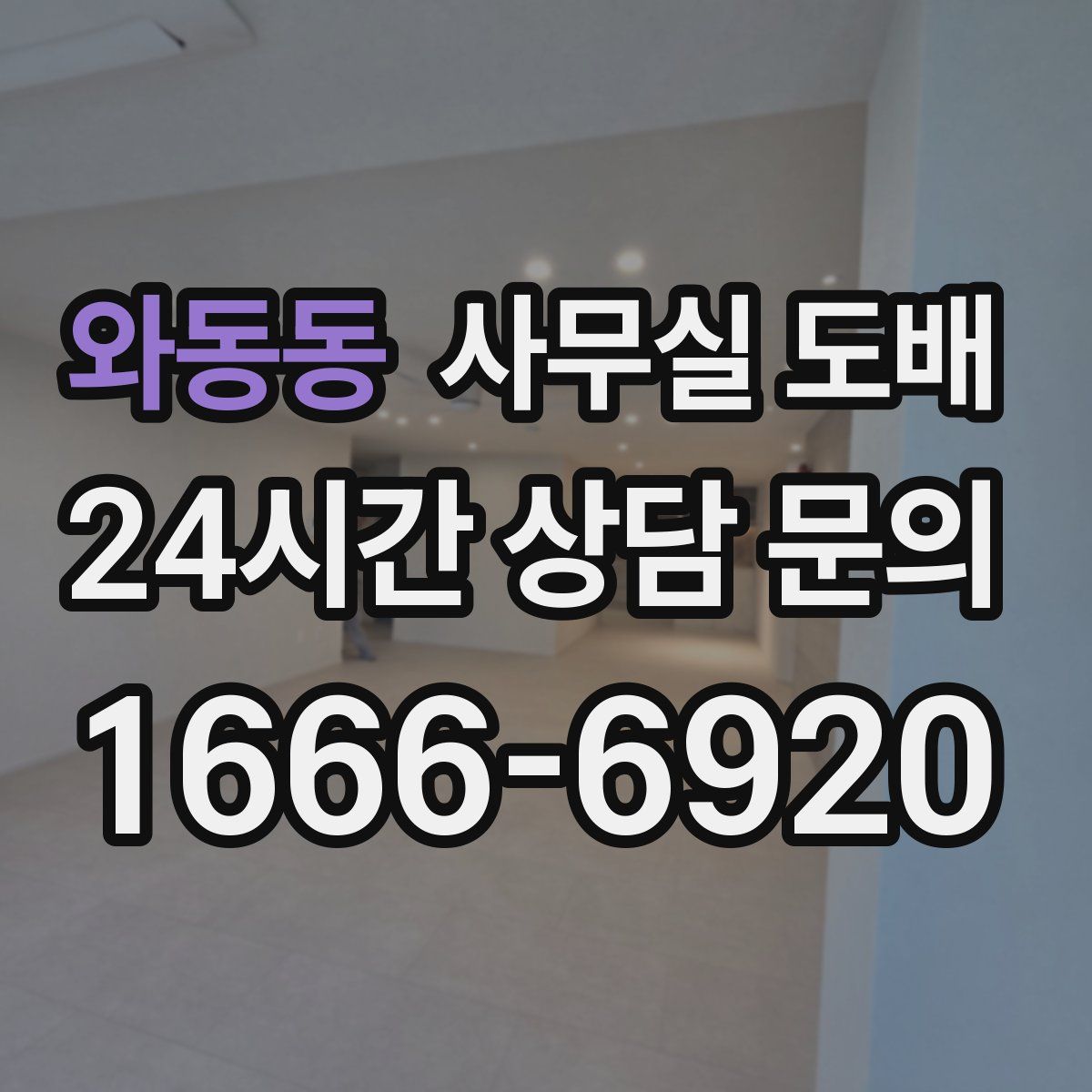 와동동 사무실 도배
