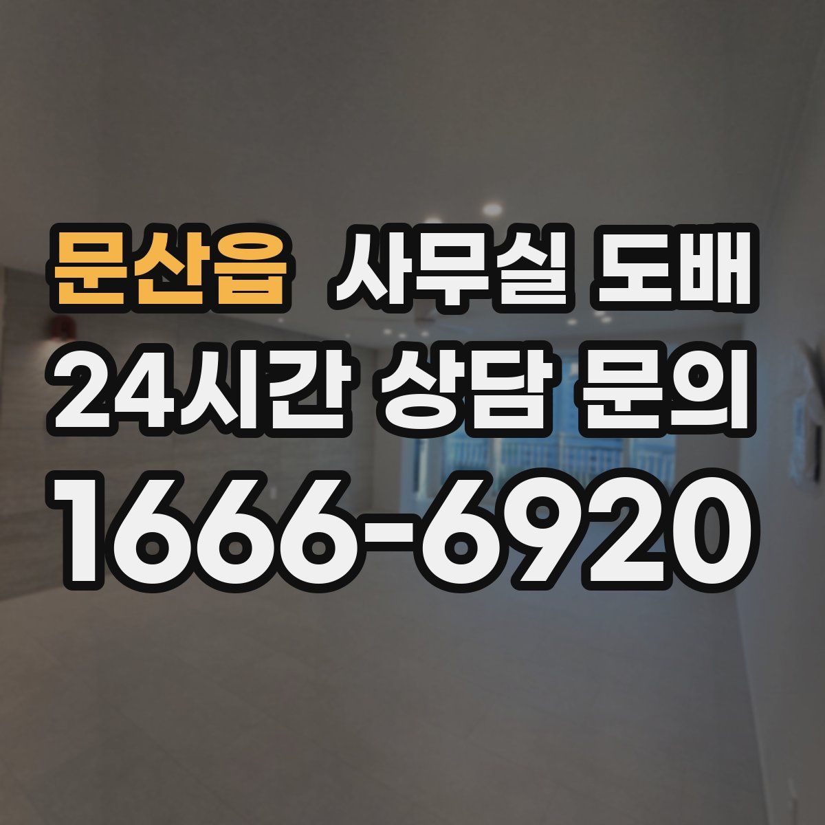 문산읍 사무실 도배