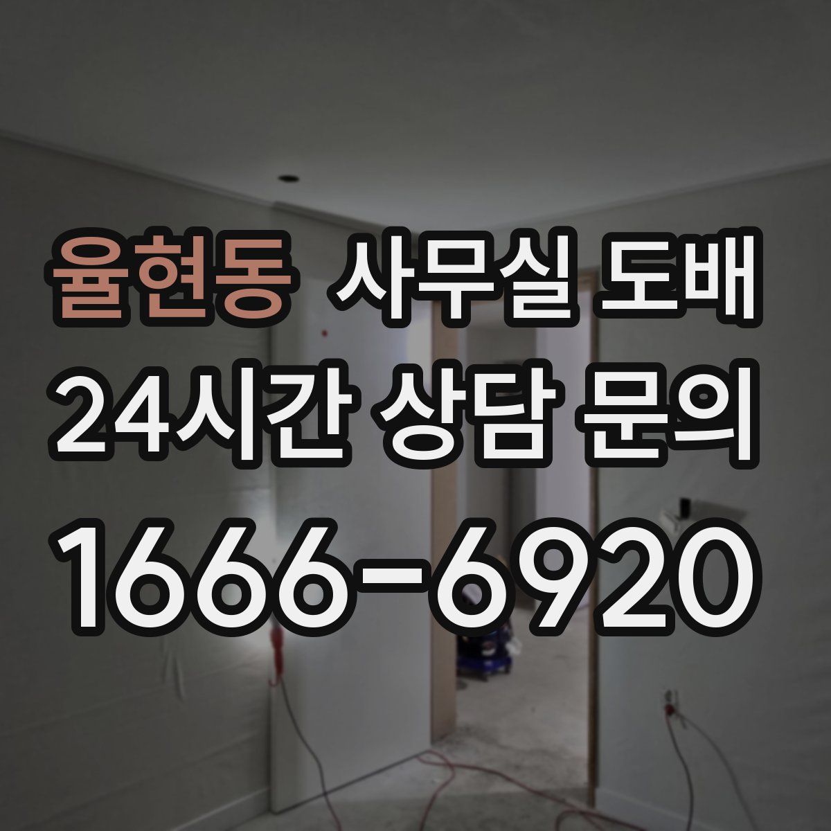 율현동 사무실 도배