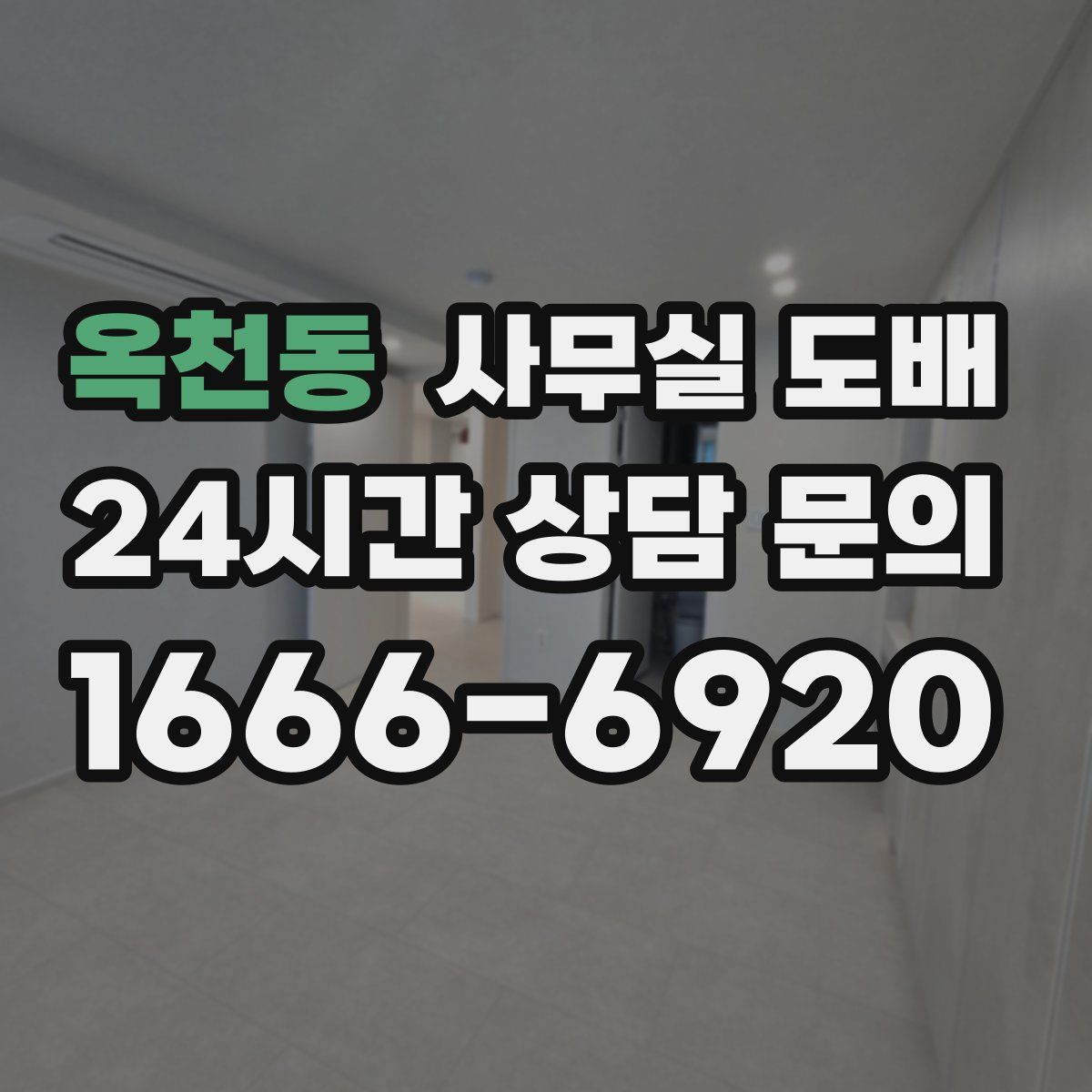 옥천동 사무실 도배