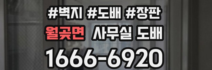 월곶면 사무실 도배