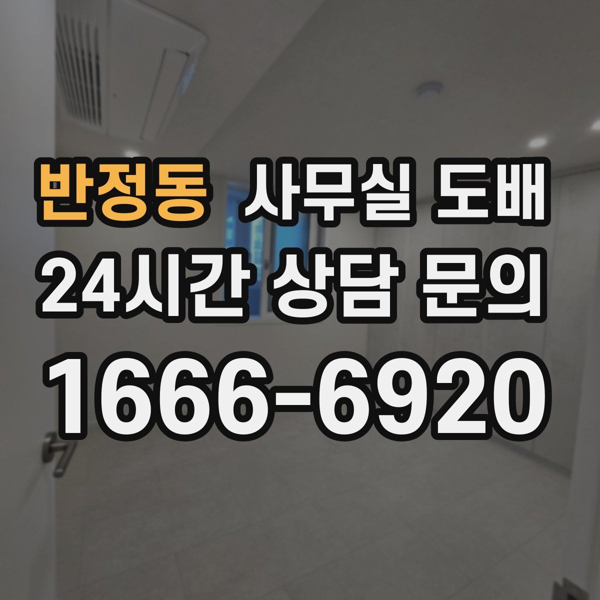반정동 사무실 도배