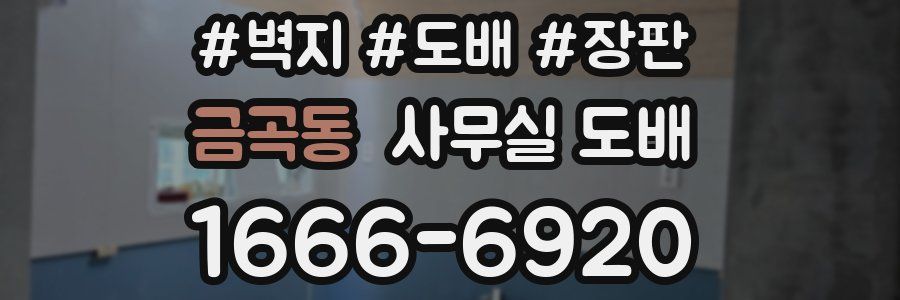 금곡동 사무실 도배