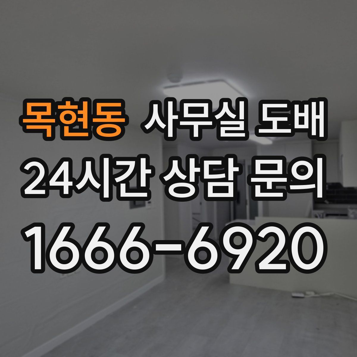 목현동 사무실 도배