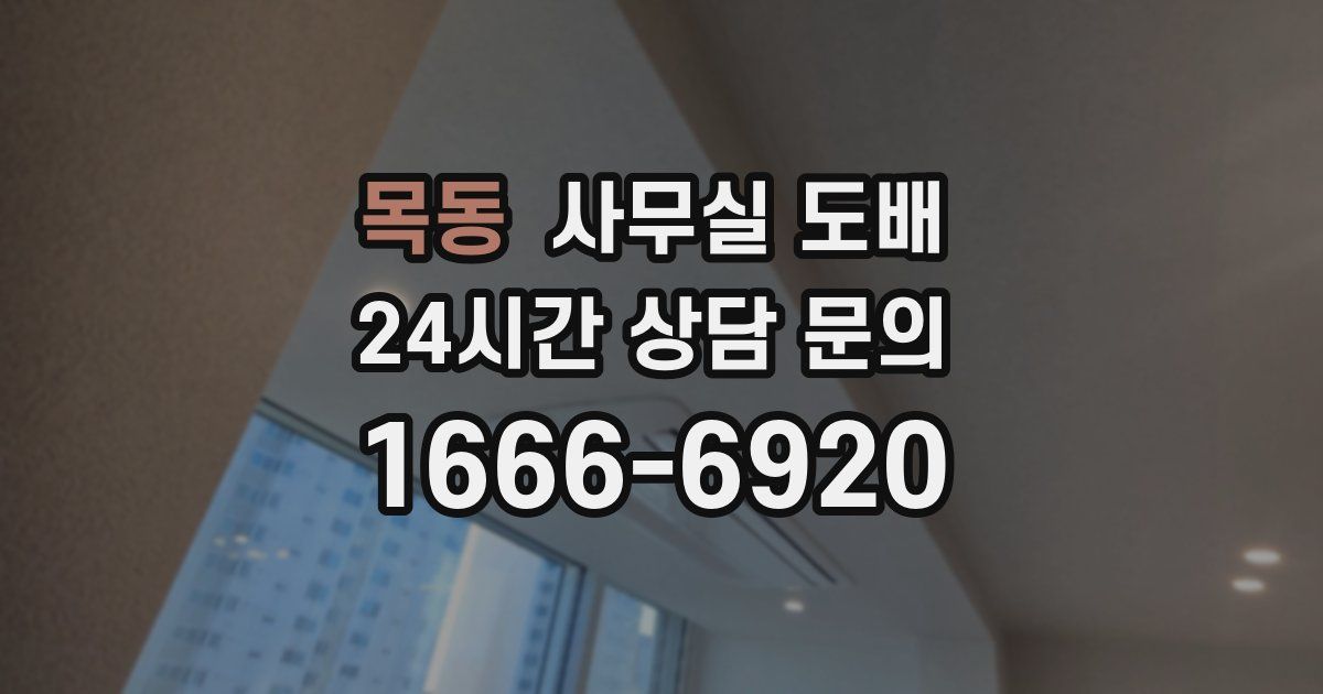 목동 사무실 도배
