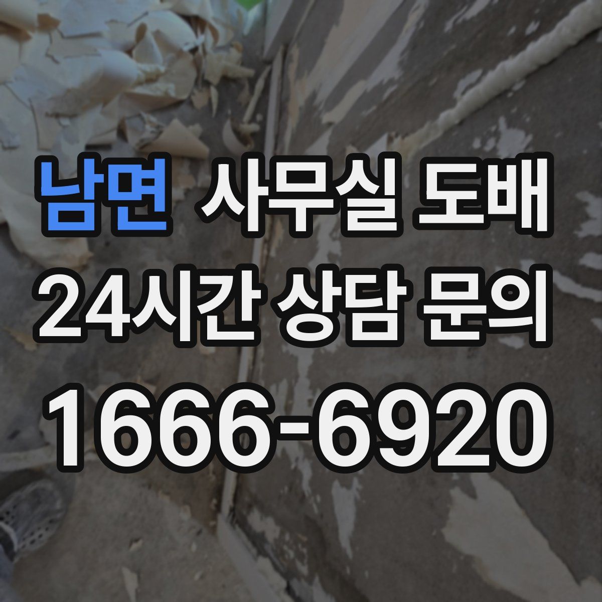 남면 사무실 도배