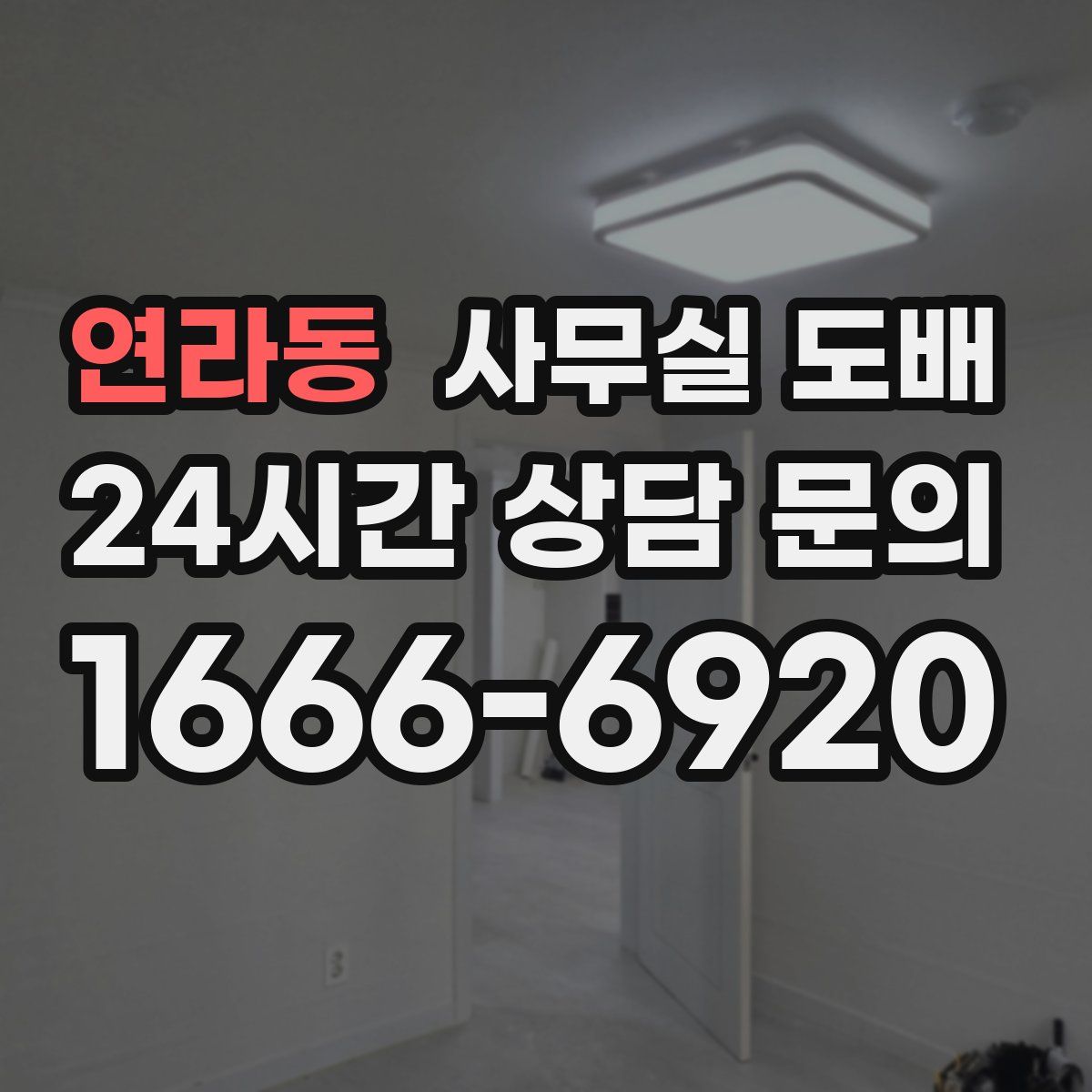 연라동 사무실 도배