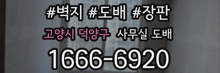 고양시 덕양구 사무실 도배