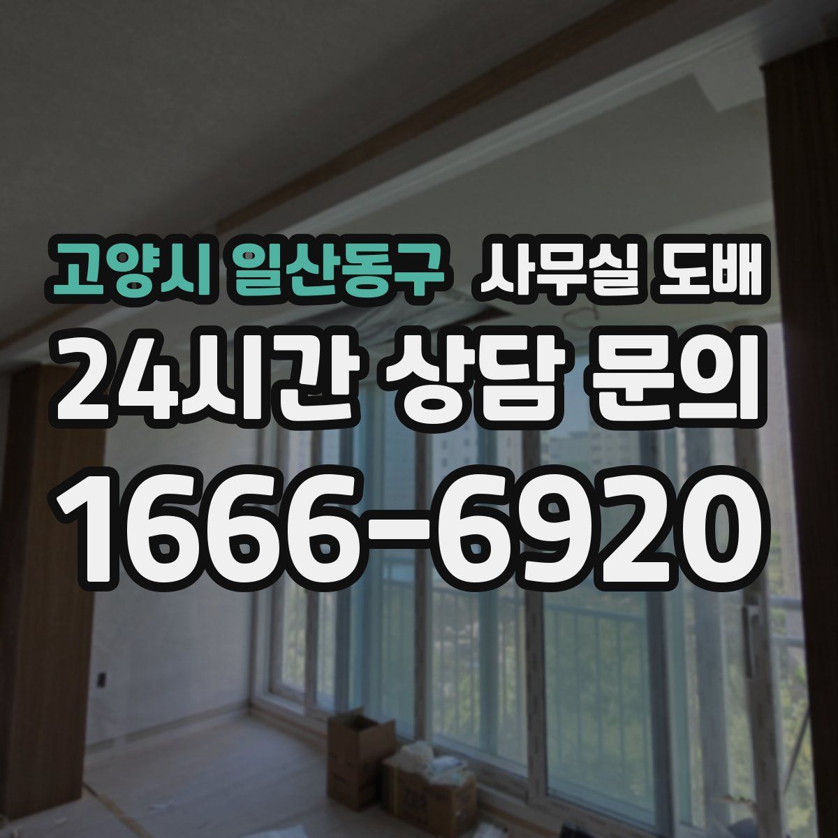 고양시 일산동구 사무실 도배