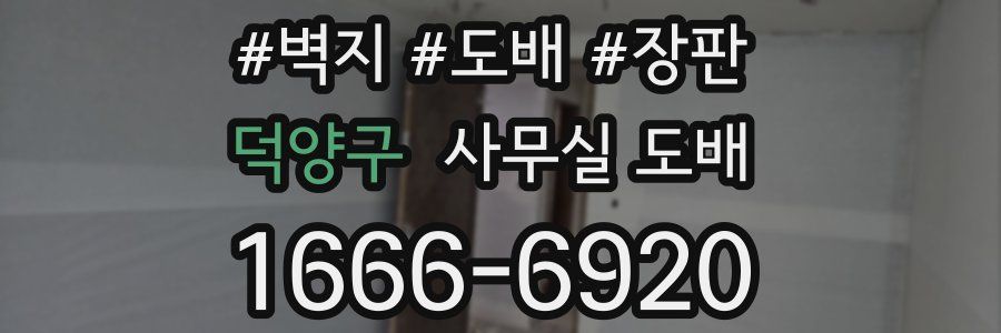 덕양구 사무실 도배