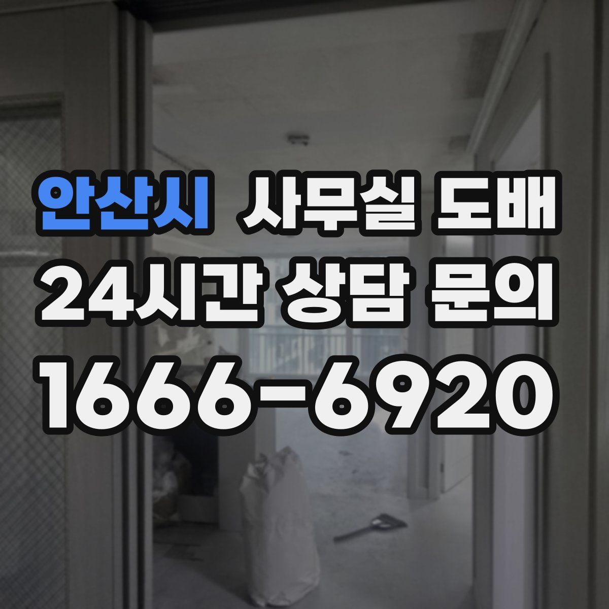 안산시 사무실 도배