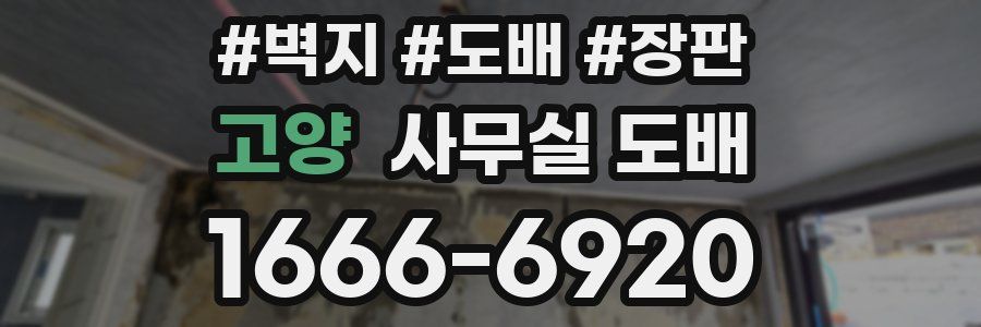 고양 사무실 도배