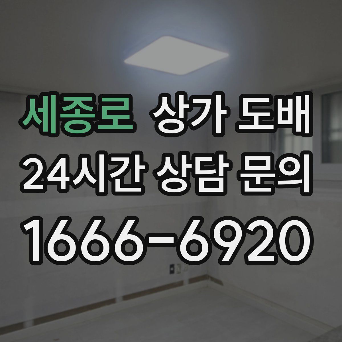 세종로 상가 도배