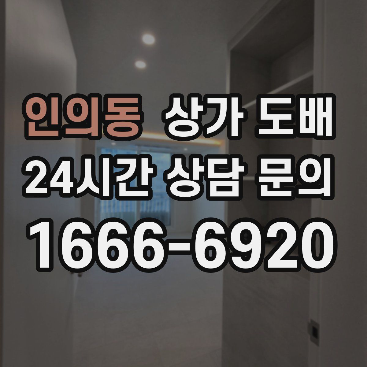 인의동 상가 도배