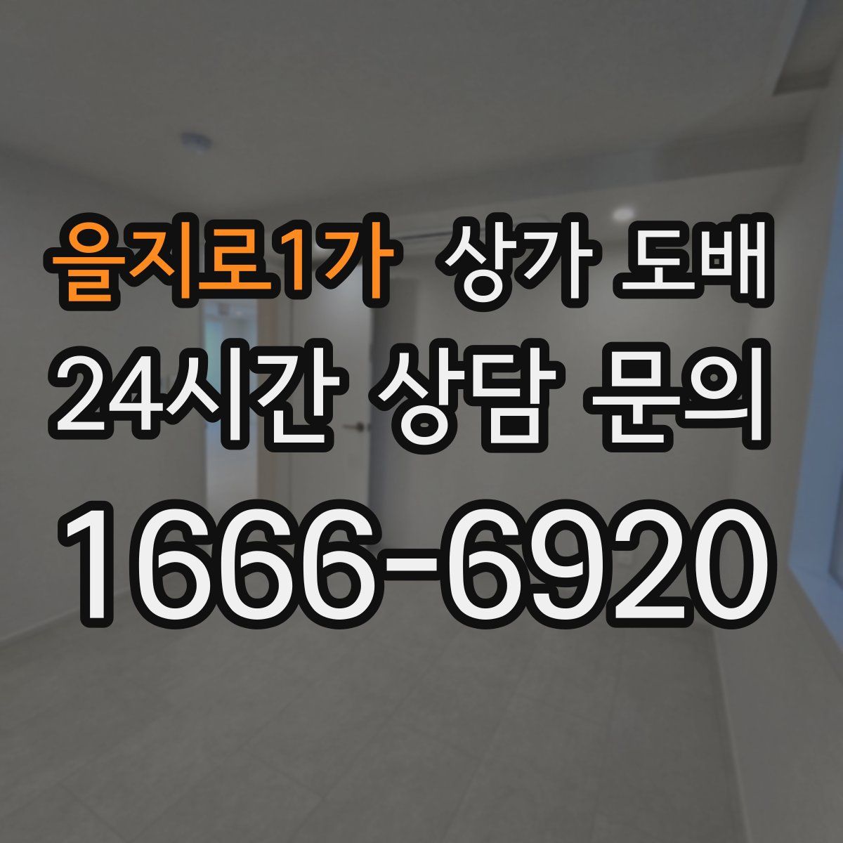 을지로1가 상가 도배