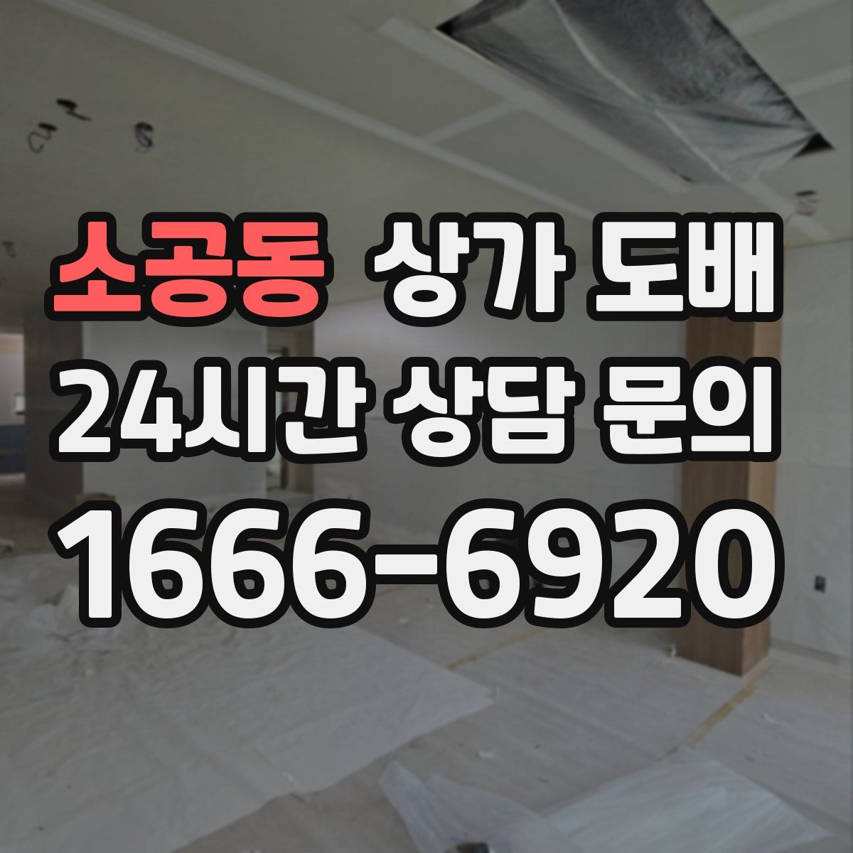 소공동 상가 도배