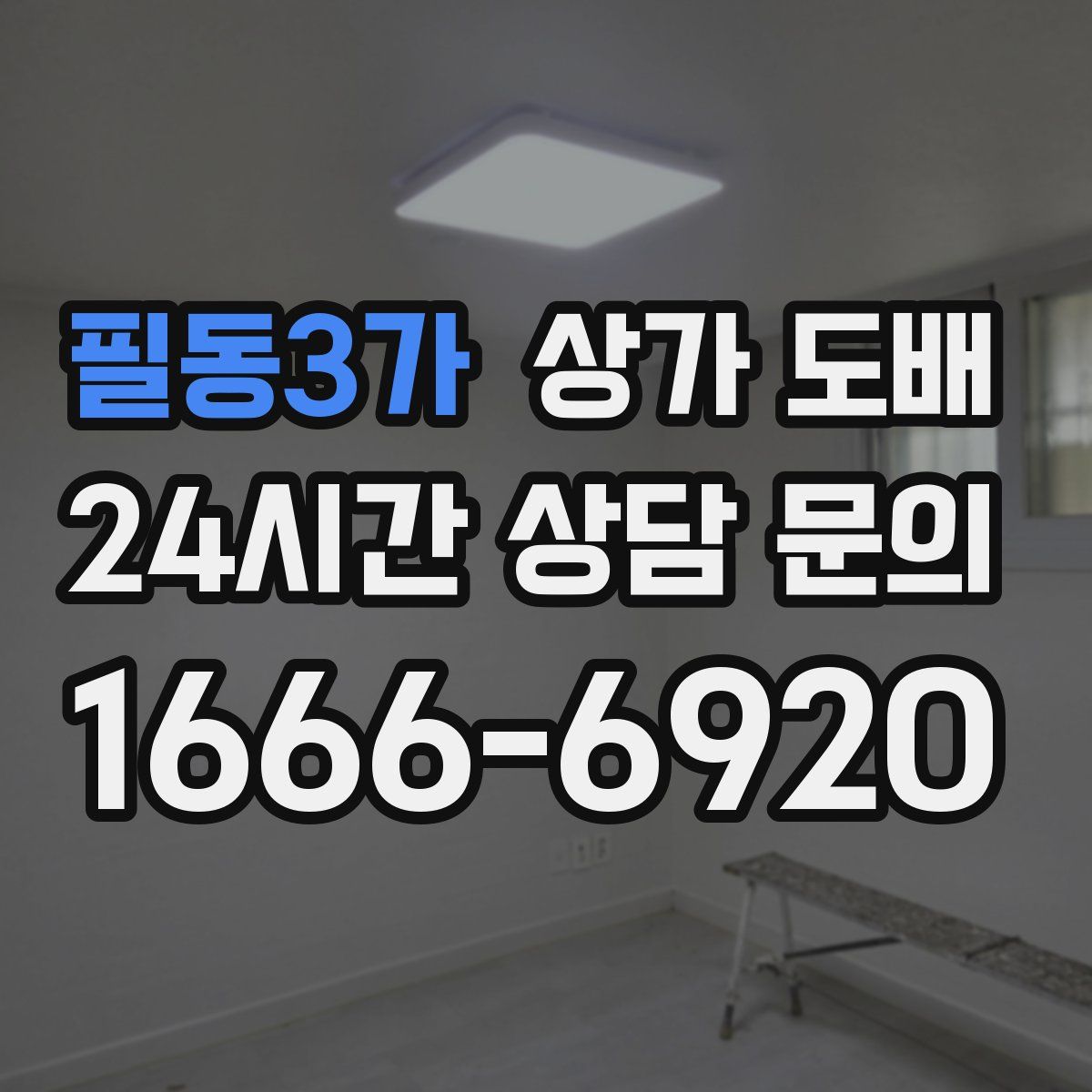 필동3가 상가 도배