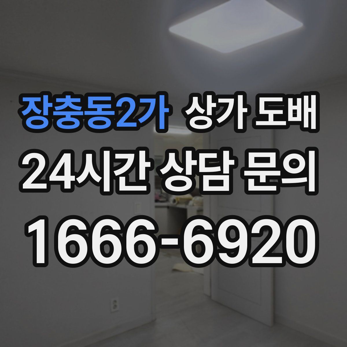 장충동2가 상가 도배