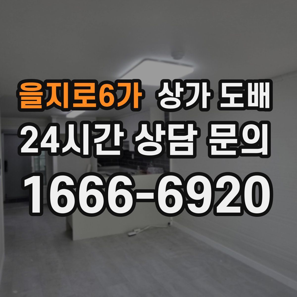 을지로6가 상가 도배