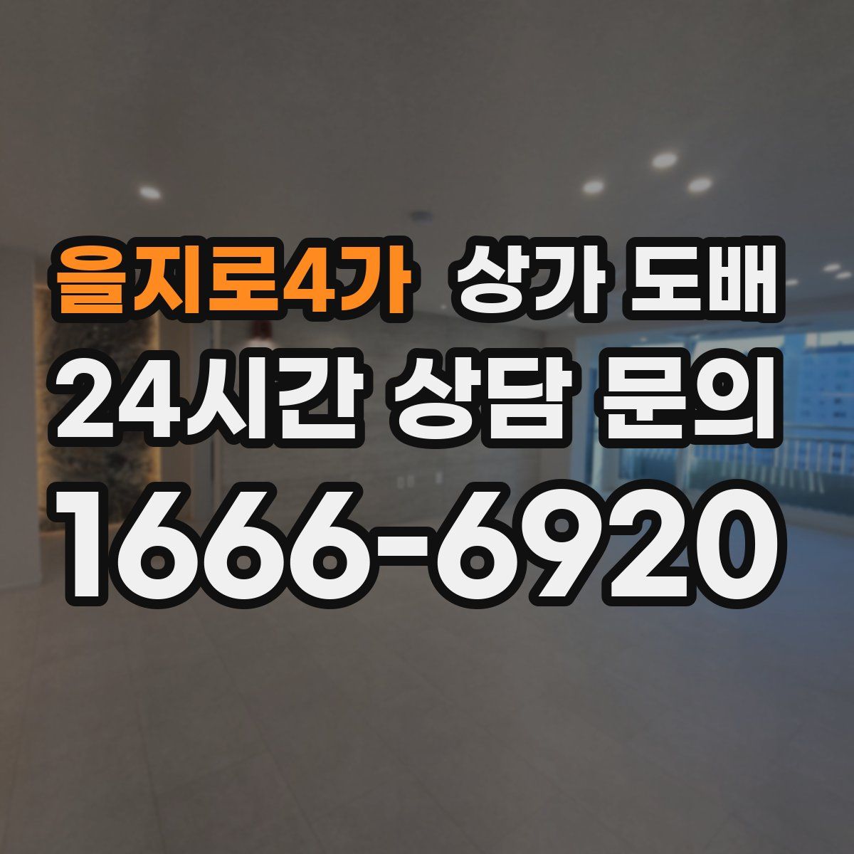 을지로4가 상가 도배