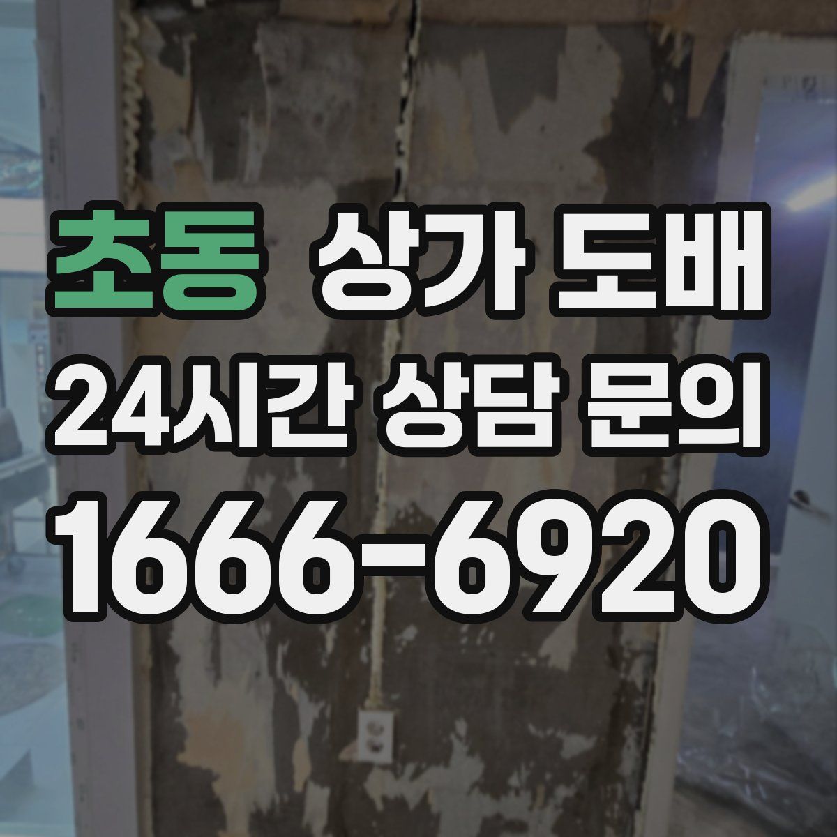 초동 상가 도배