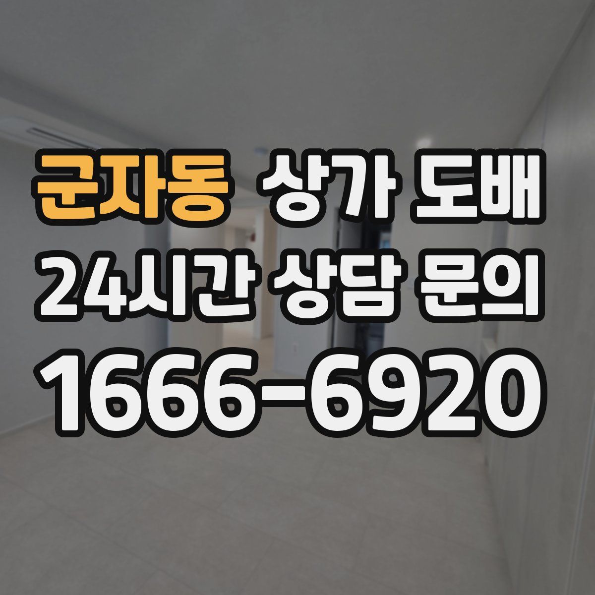 군자동 상가 도배