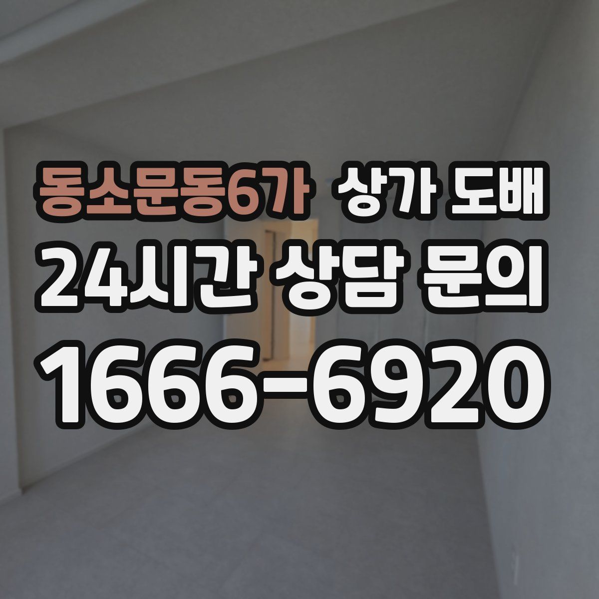 동소문동6가 상가 도배