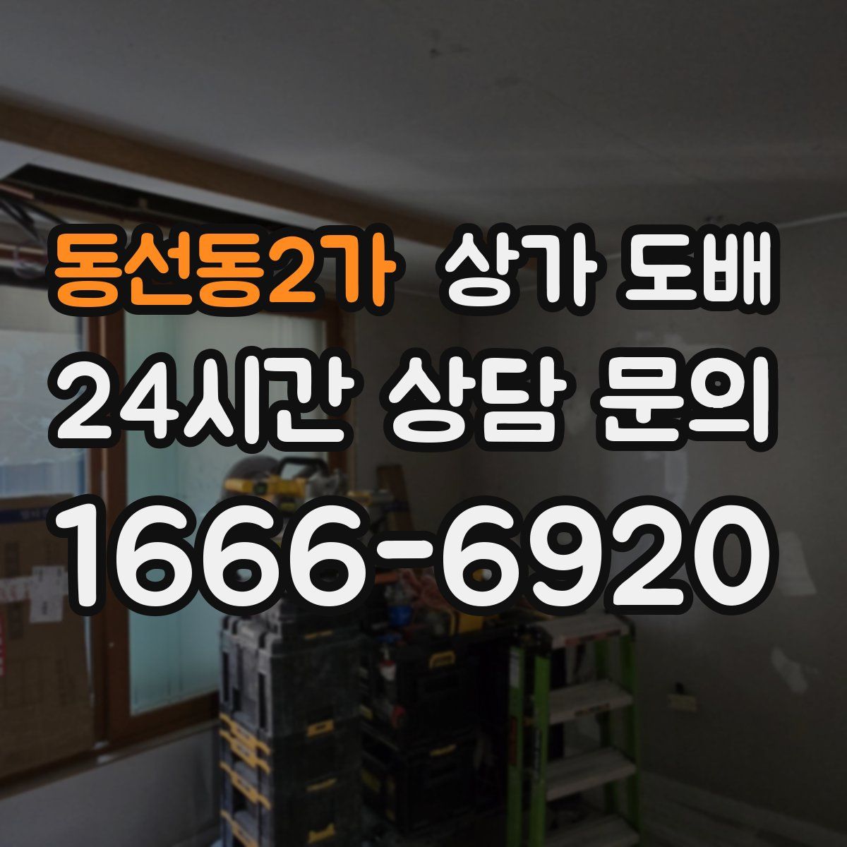 동선동2가 상가 도배