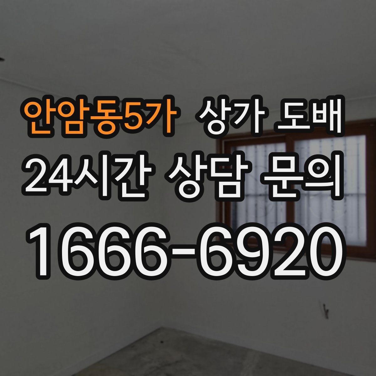 안암동5가 상가 도배