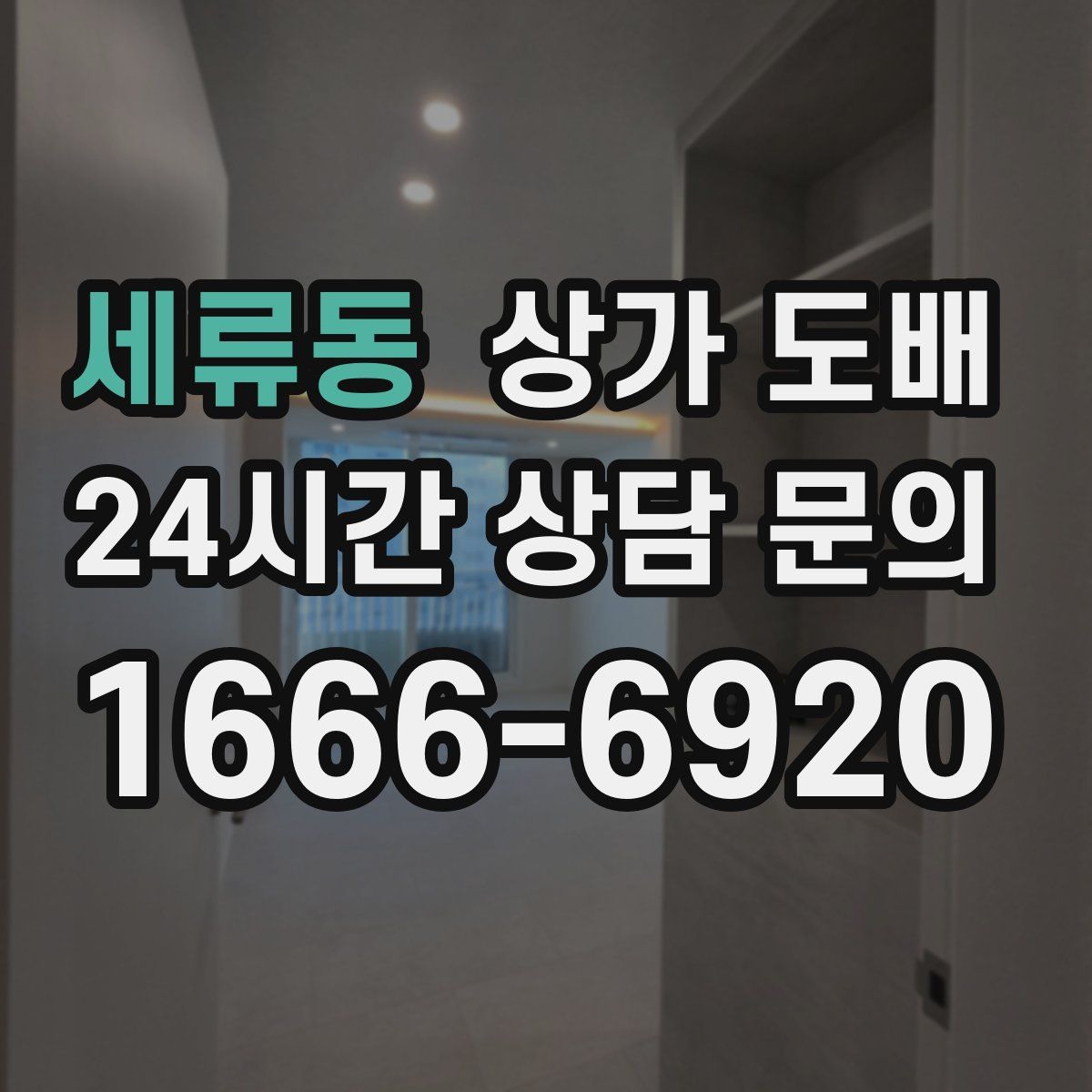 세류동 상가 도배
