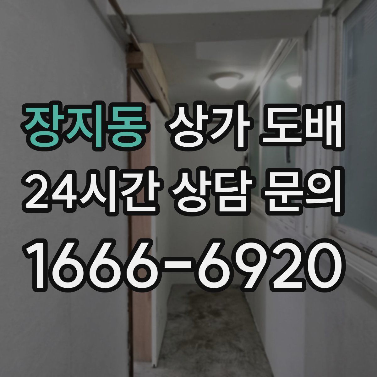 장지동 상가 도배