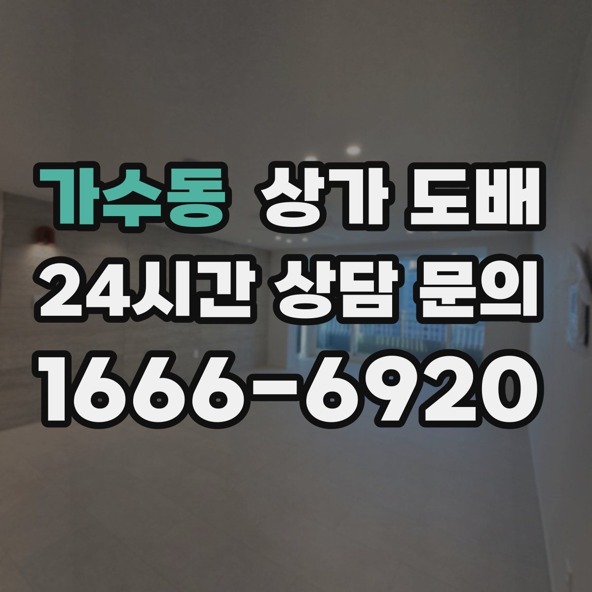 가수동 상가 도배
