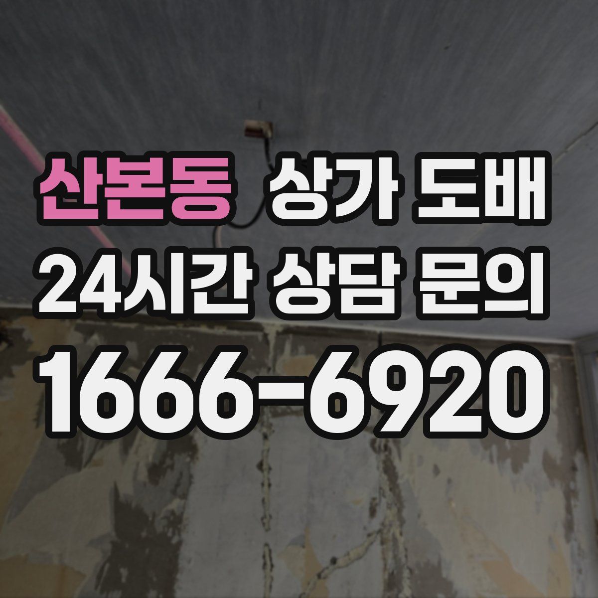 산본동 상가 도배