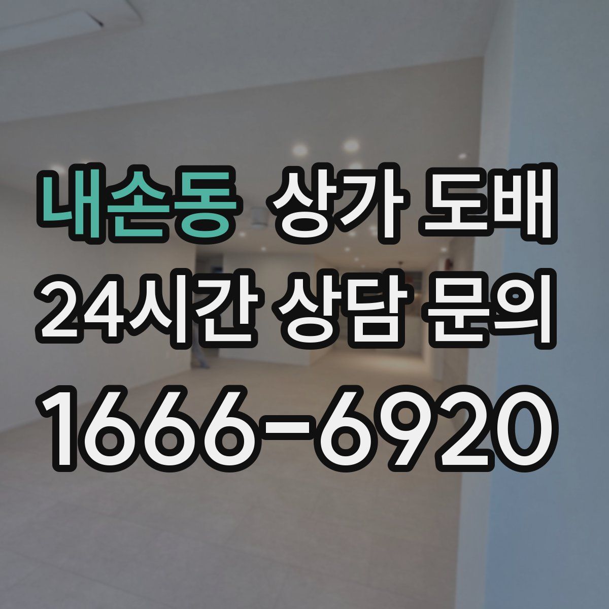 내손동 상가 도배