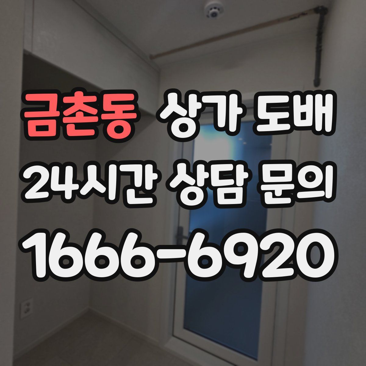금촌동 상가 도배