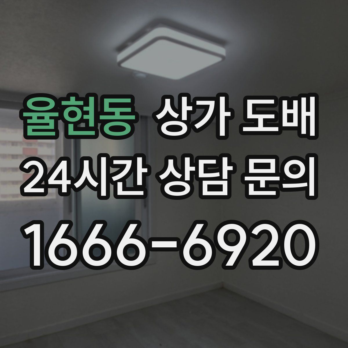 율현동 상가 도배