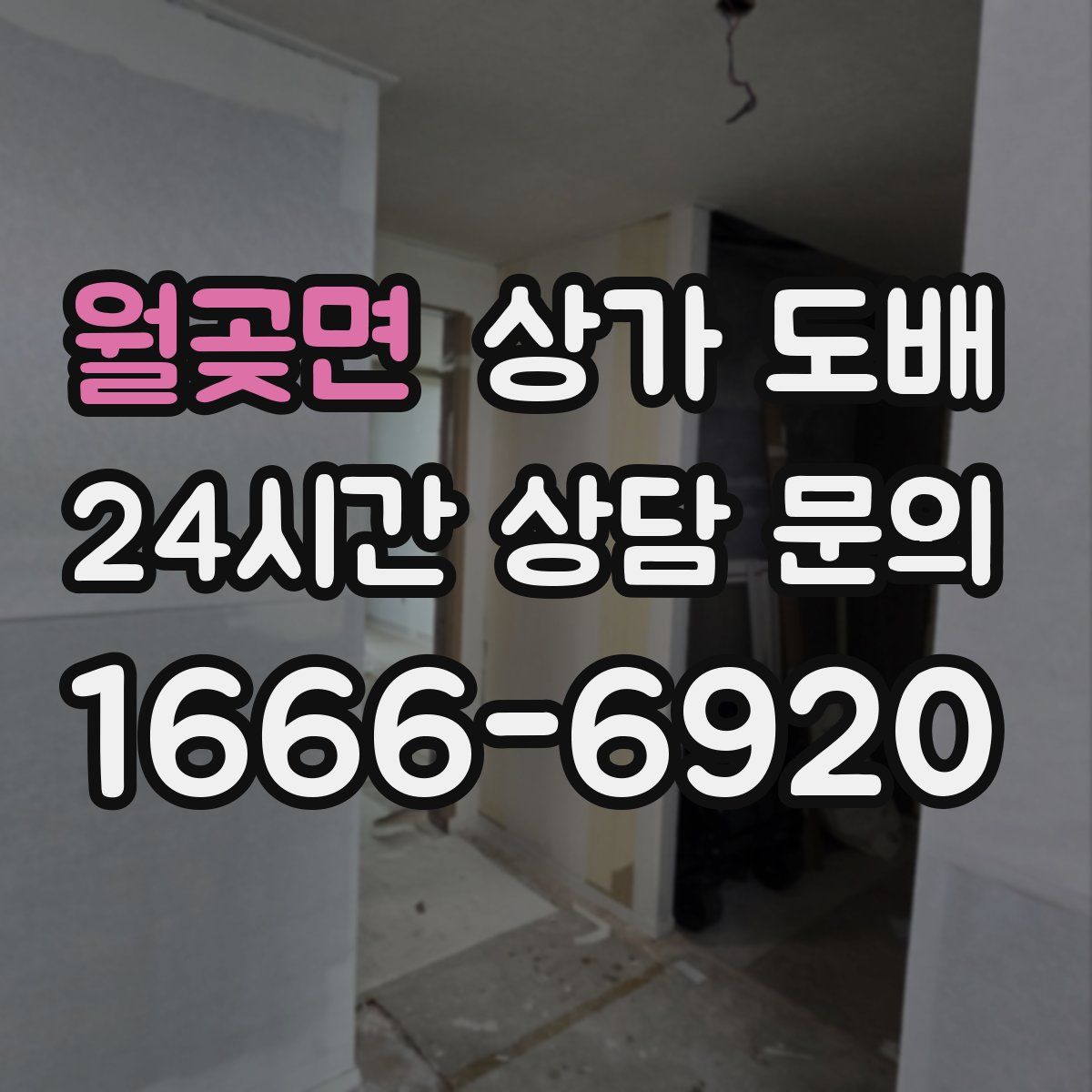 월곶면 상가 도배
