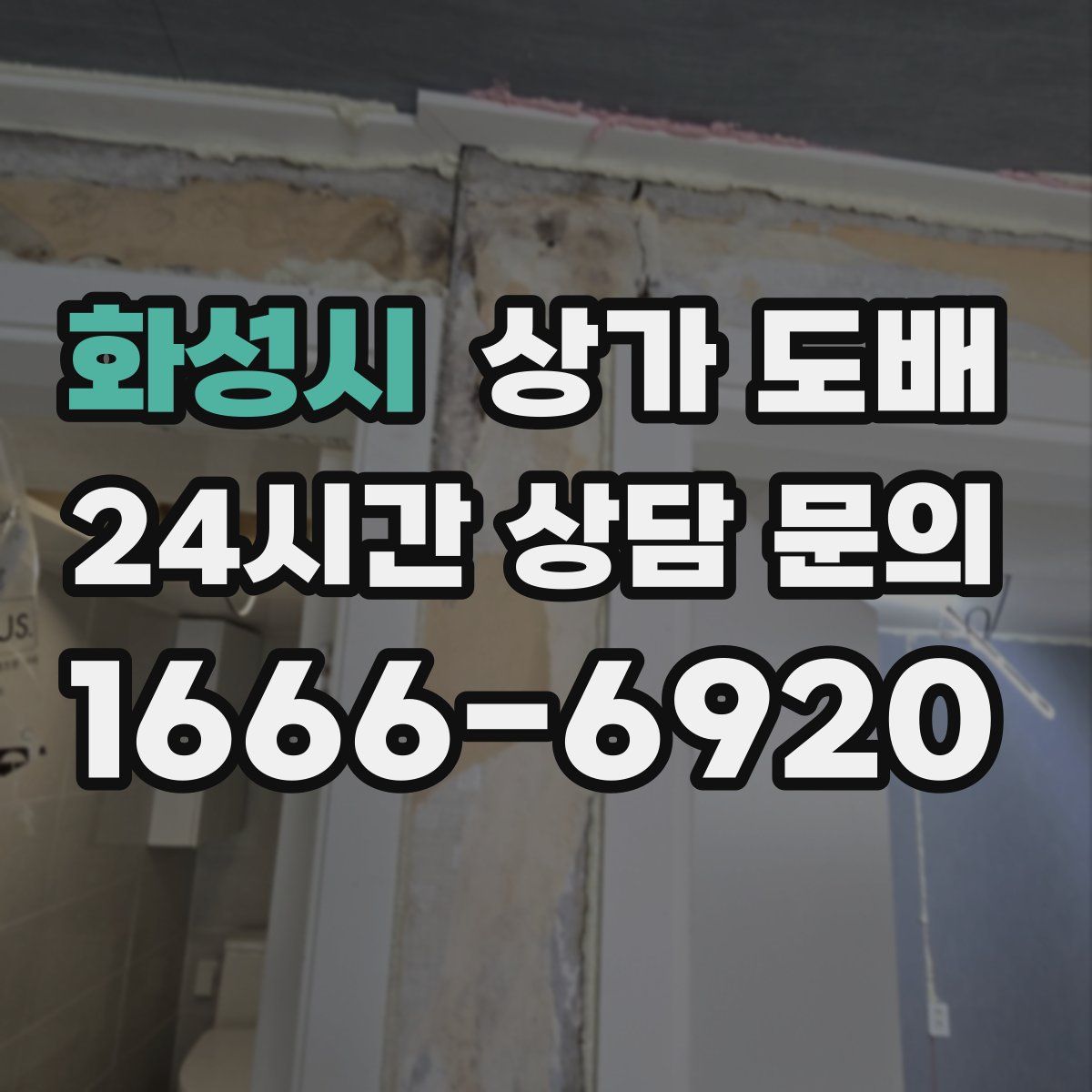 화성시 상가 도배