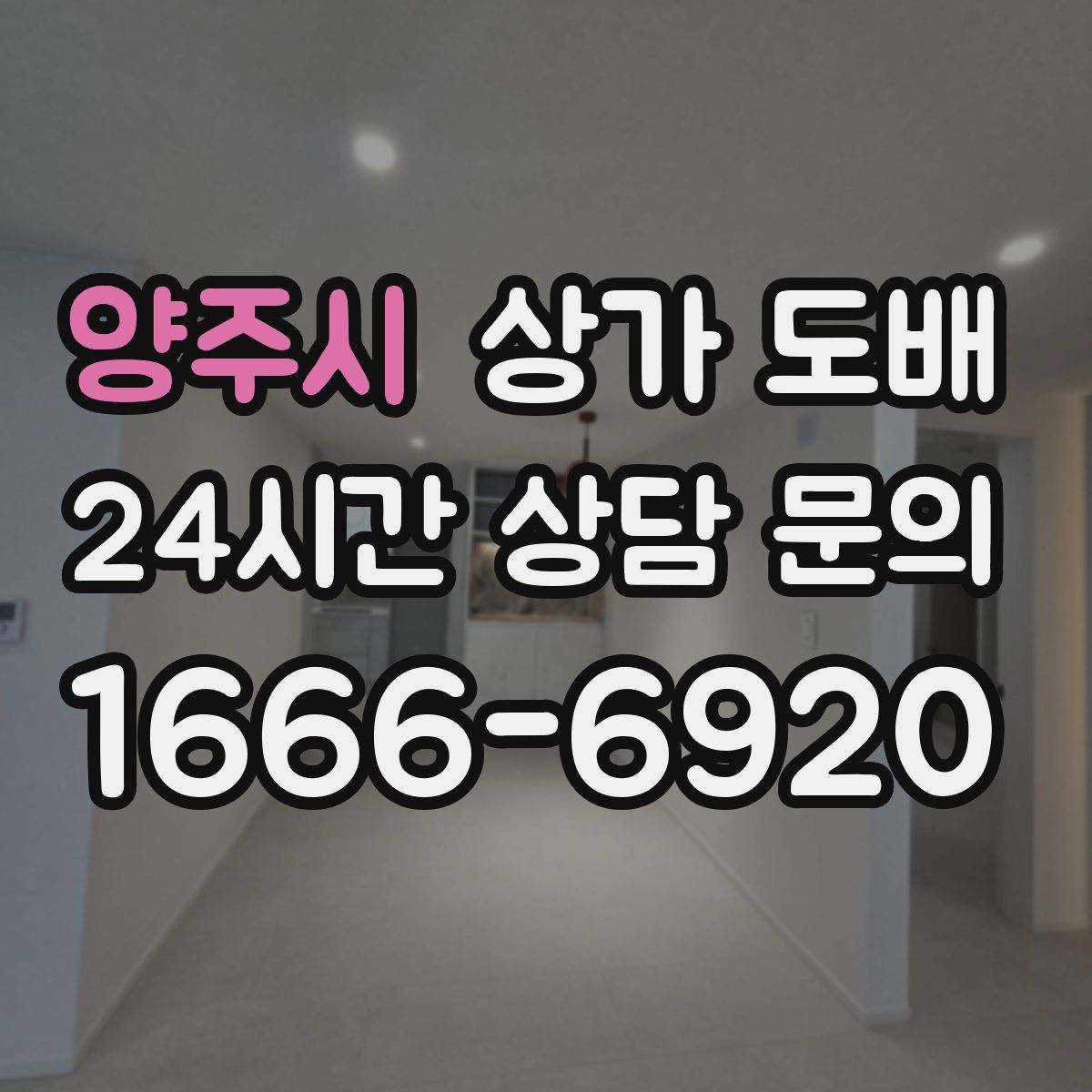 양주시 상가 도배