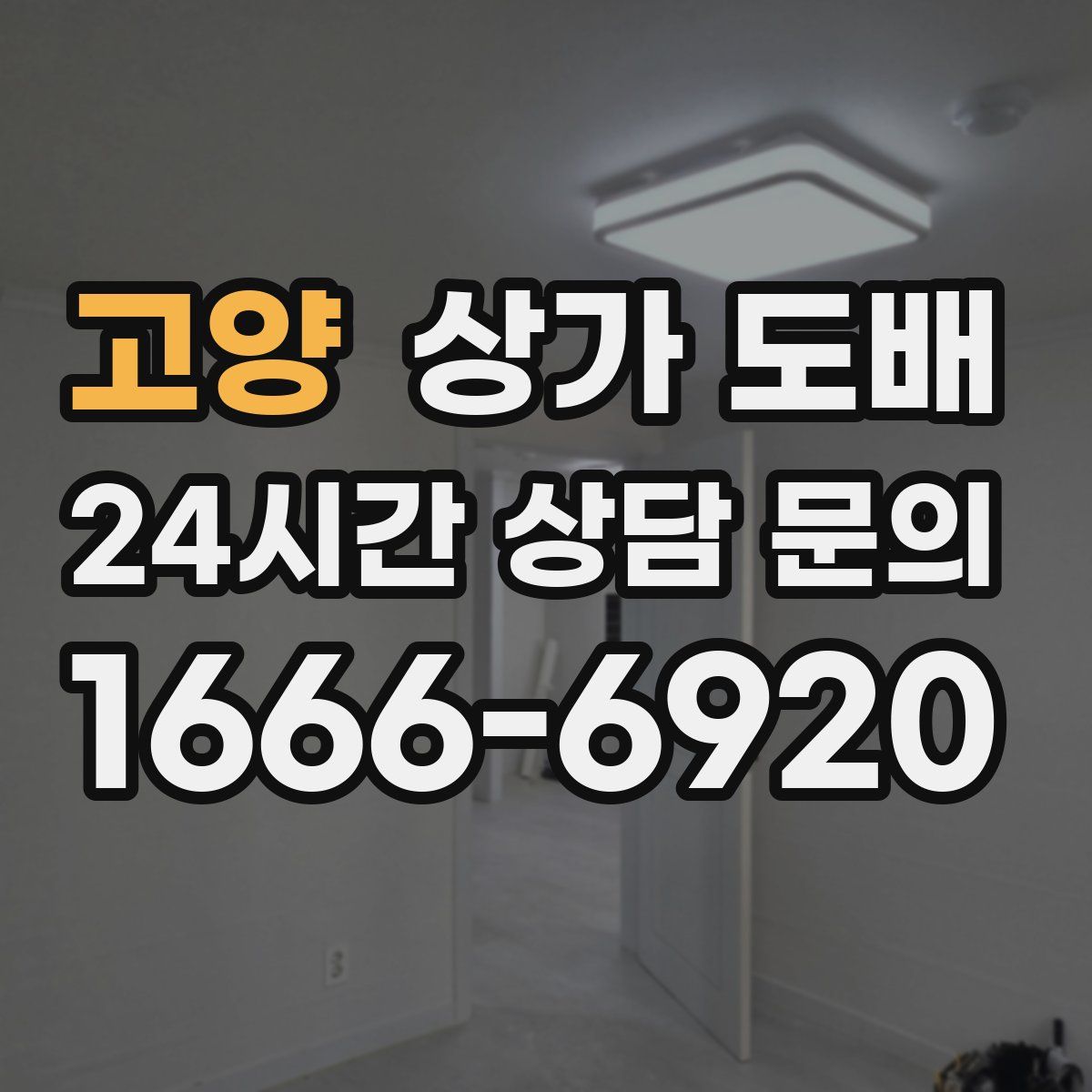 고양 상가 도배