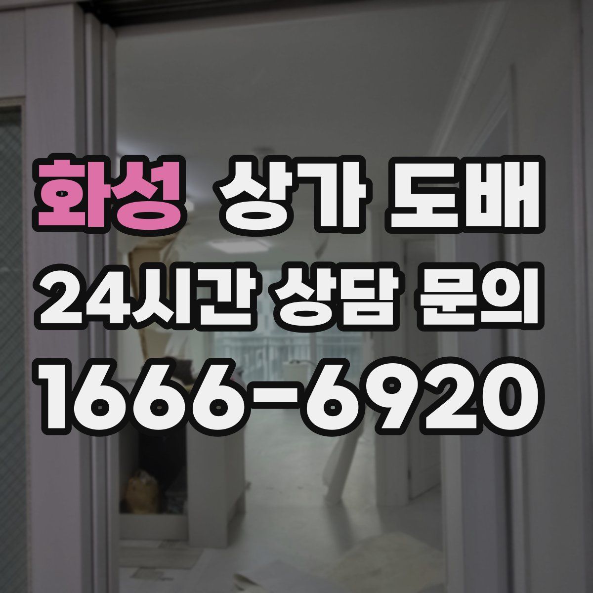 화성 상가 도배