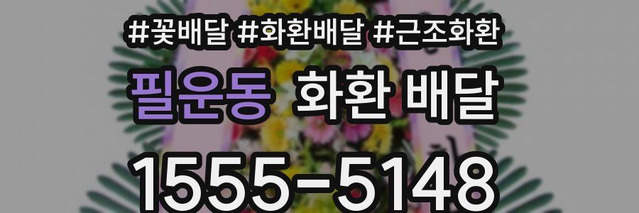 필운동 화환 배달