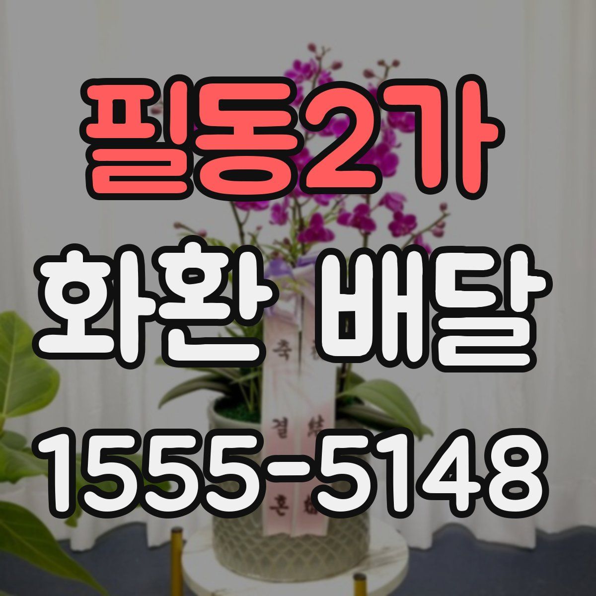 필동2가 화환 배달