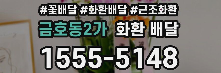 금호동2가 화환 배달