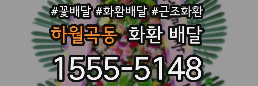 하월곡동 화환 배달